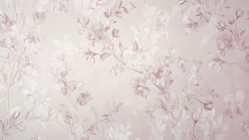 Soft blush floral whispers drifting across gentle light.