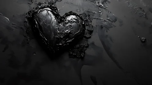 Oil and Ripples: Heart-Shaped Surface Tension.