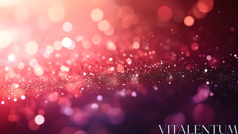Sparkling Pink and Purple Glitter Bokeh Abstract Background.