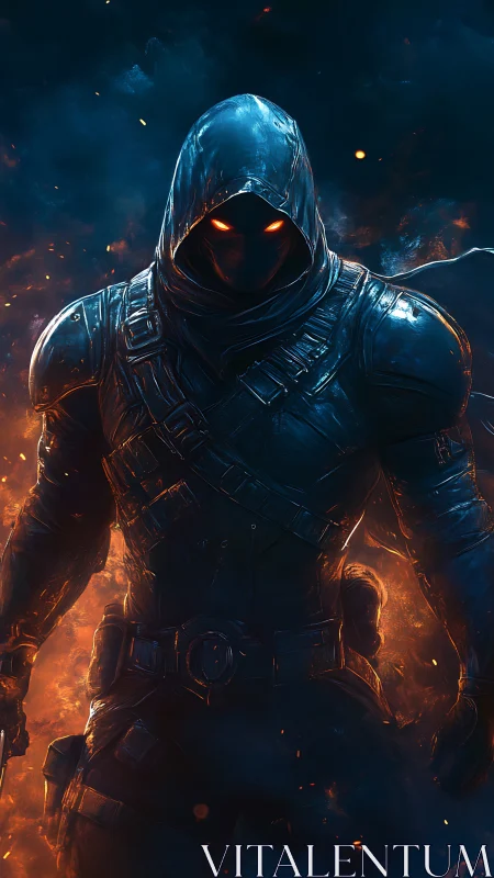 Ember Eyed Wraith Stalking Through the Midnight Ashstorm.