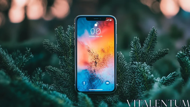 Modern Device Nestled in Enchanting Nature