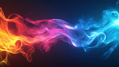 Dancing Fire and Ice: Where Warmth Meets Cool Mystery.