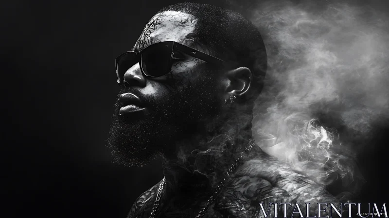 Smoke-crowned silhouette studies cool in sculpted monochrome