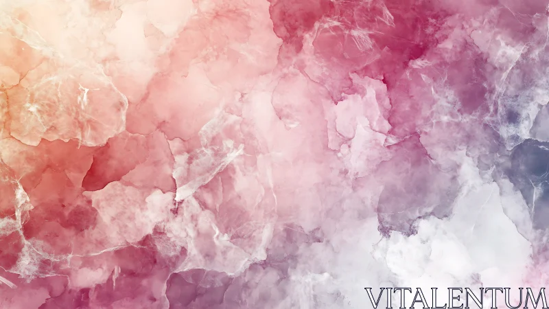 Soft rose quartz texture glows in dreamy abstract light