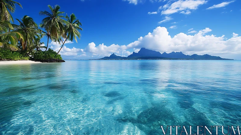 Paradise Awaits Where Palms Meet Turquoise Waters.