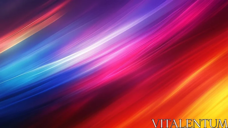 Vivid Abstract Color Streaks Art with Gradient Light Effects.