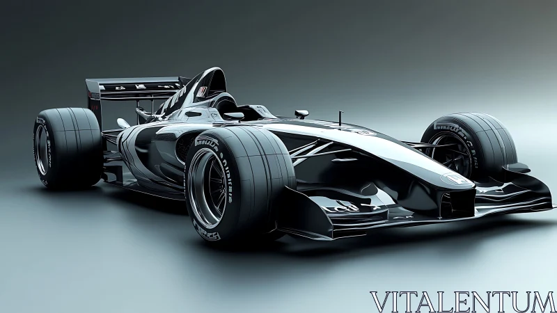 Wind-tunnel optimised F1-style single seater with glossy CFD bodywork