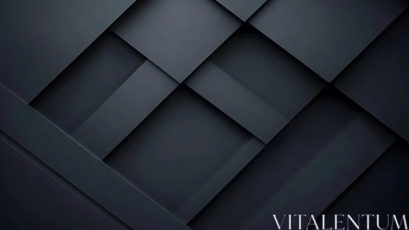 Soft charcoal geometric layers in a calm modern grid.