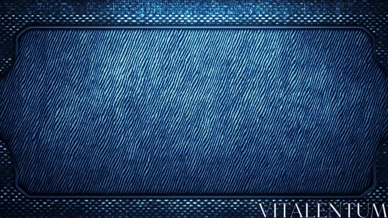 Metallic carbon fiber panel with perforated border frame.