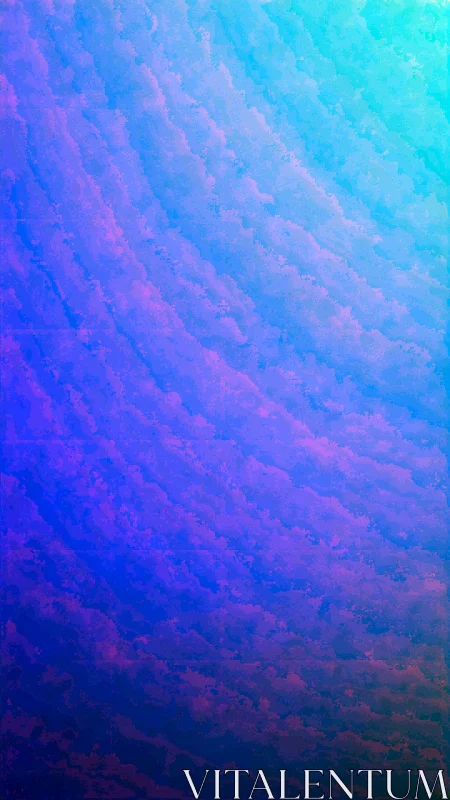 Radial cyan to magenta gradient with layered pixelated texture