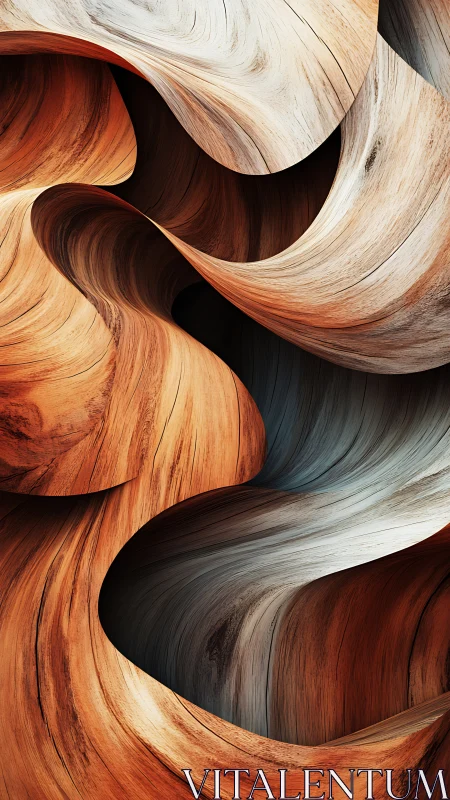 Flowing sandstone curves form abstract canyon waves.