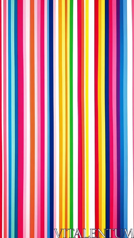 Vertical multicolor stripes on white abstract background.