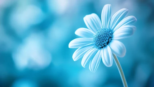 Cerulean Bloom: Where Petals Meet the Dream.