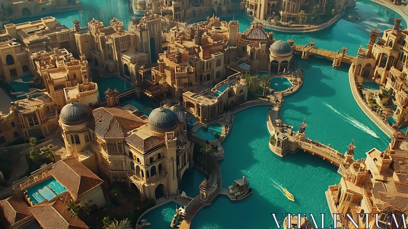 Emerald Dreamscape: Where Grand Canal Architects Built Paradise.