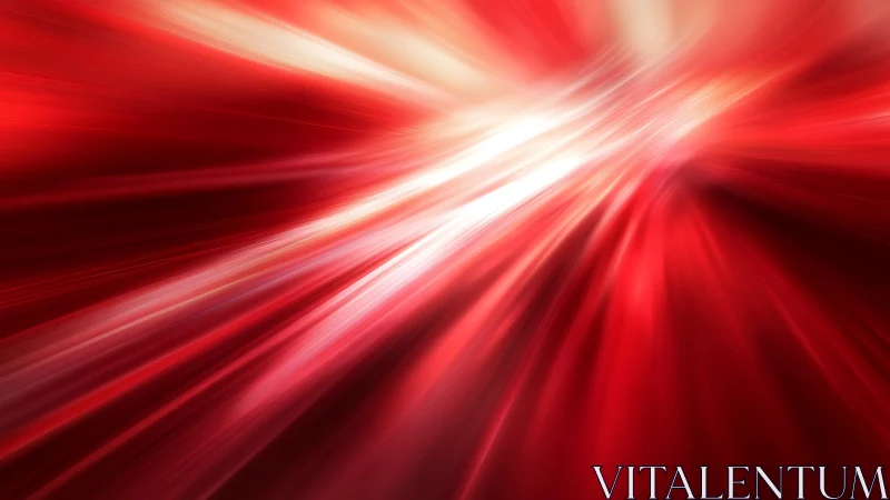 Dynamic red and white light streaks abstract digital background.