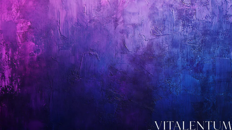 Dreamy purple and blue textured wall glowing softly.