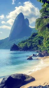 Emerald Spire Rising: Paradise Cove's Granite Guardian.