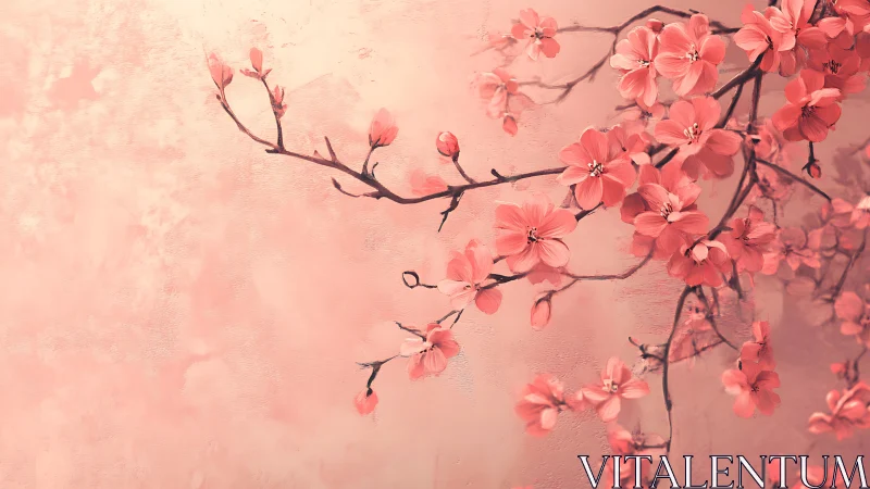 Cherry Blossoms in Soft Blush: A Spring Meditation.