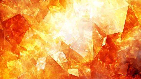 Crystalline Fire Geometry.