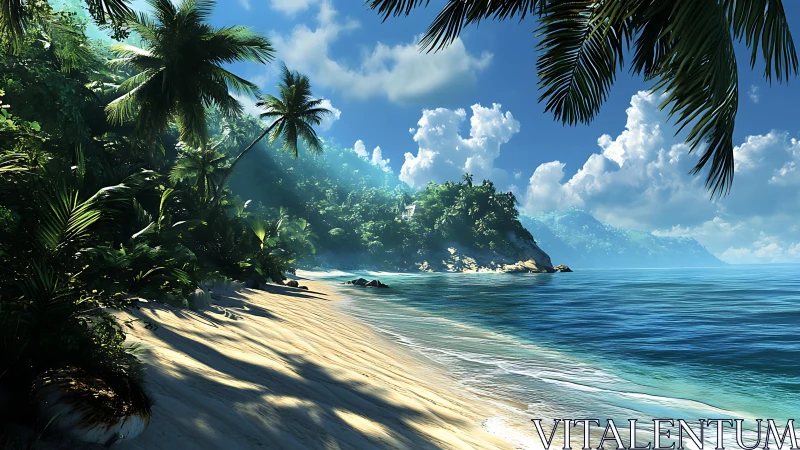 Tropical Paradise Beach: Where Dreams Meet Turquoise Waters.