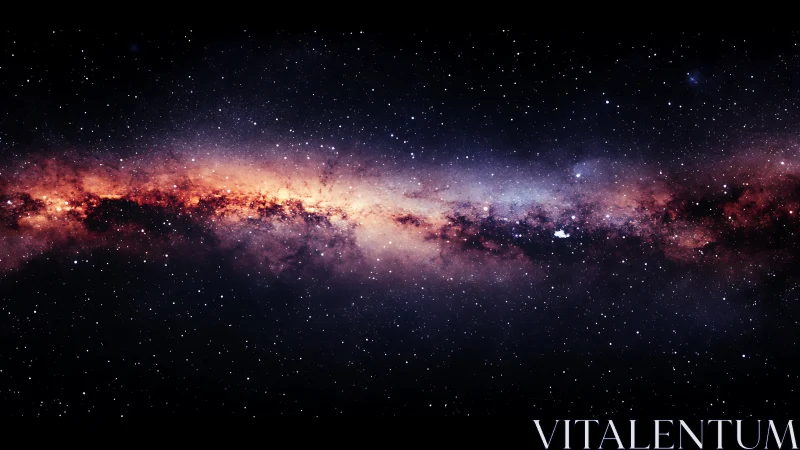 Star-woven galactic river blazing through midnight silence.