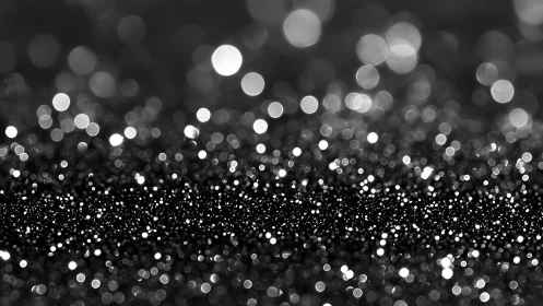 Glittering horizon quietly turns bokeh lights into stardust