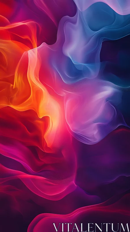 Velvet currents of color drifting through a quiet dream.