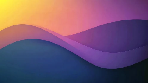 Layered gradient waves in abstract digital composition.