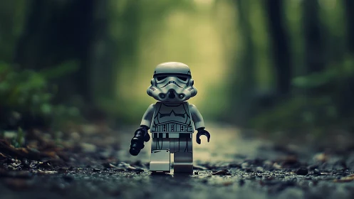 Tiny Hero's Journey Through the Forest.