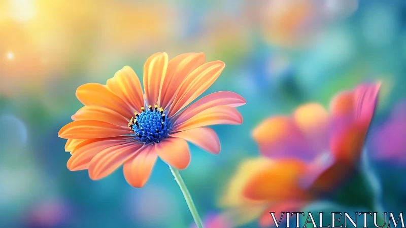 Chromatic Bloom Dance Captured in Velvet Gradient.