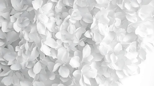 White flower petals with textured surface detail and depth layering.