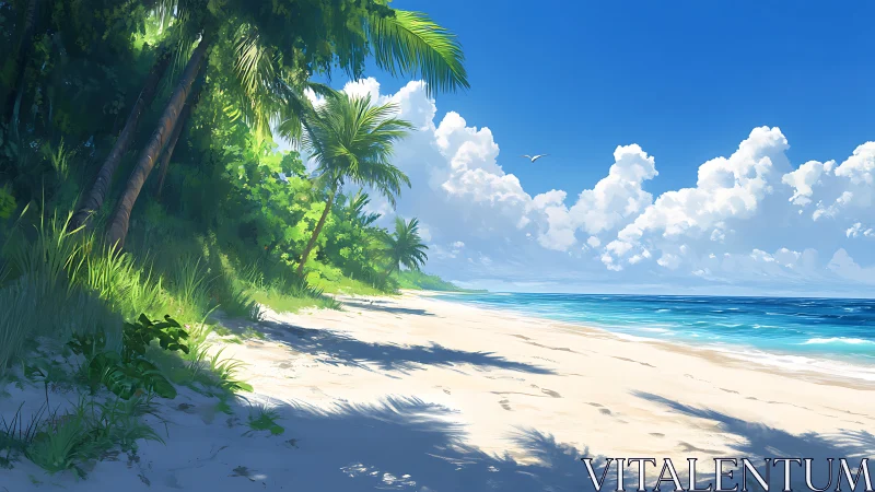 Where Palms Kiss the Ocean: Paradise Whispers