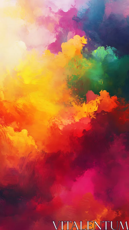 Radiant clouds of color drifting through a dreamy sky.