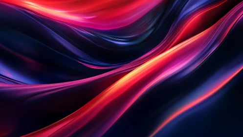 Glowing rivers of color flow gently across a dreamy night