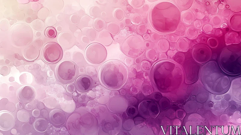 Pink and purple circular abstract pattern with soft gradients.