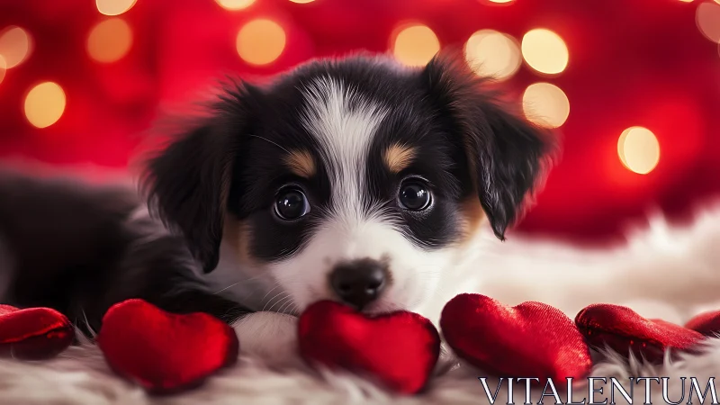 Puppy Love's Sweet Moment.