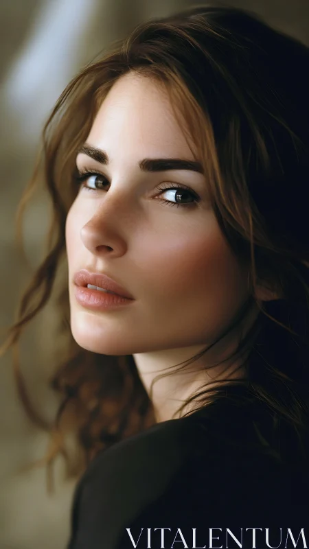 Softly lit portrait captures quiet strength and reflection