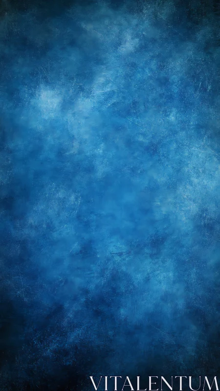 Midnight blue mist quietly swirls across a painted void