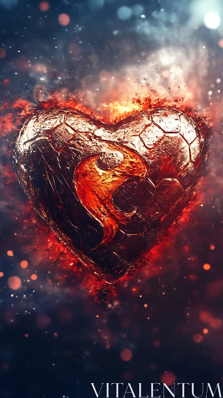 Heart Ablaze With Passion and Fiery Energy.