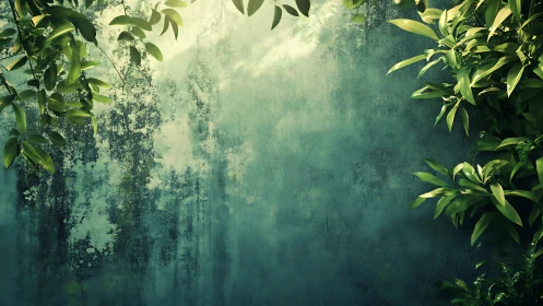 Atmospheric Surface Degradation with Botanical Framing.