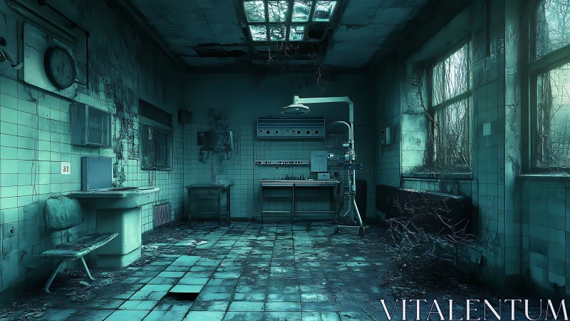 Haunting abandoned hospital room tells a quiet, eerie story