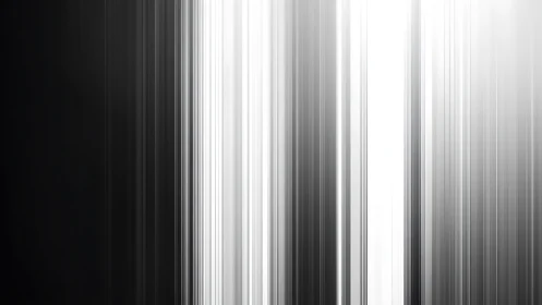 Monochrome vertical light bands form an abstract gradient field