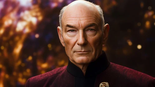 Stellar commander studies eternity through quiet resolve