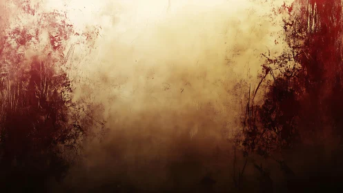 Soft dusk horizon brushed with deep burgundy whispers.