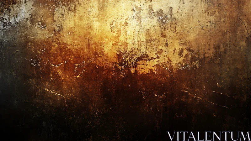 Grunge textured background with warm brown and gold tones.
