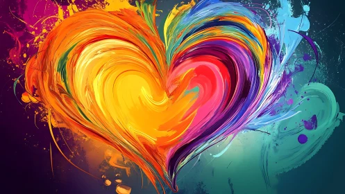 Radiant Heart. Chromatic Energy Expression.