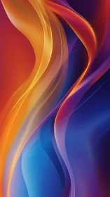 Luminous color waves flow across a vibrant abstract field.