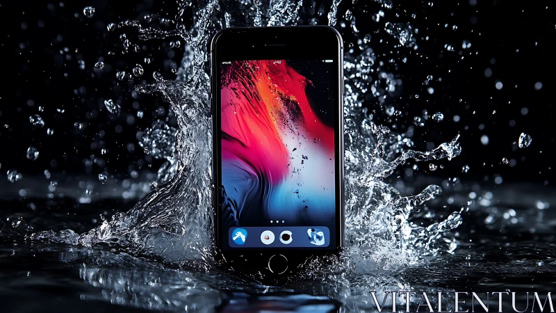 Smartphone Defies Water with Chromatic Glow Display