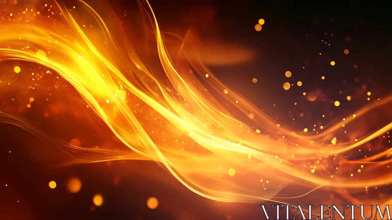 Golden Light Waves Dance Through Warmth and Wonder