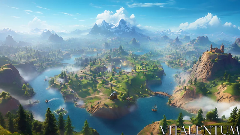 Majesty Sprawls Across Emerald Valleys: Alpine Dream Realized.